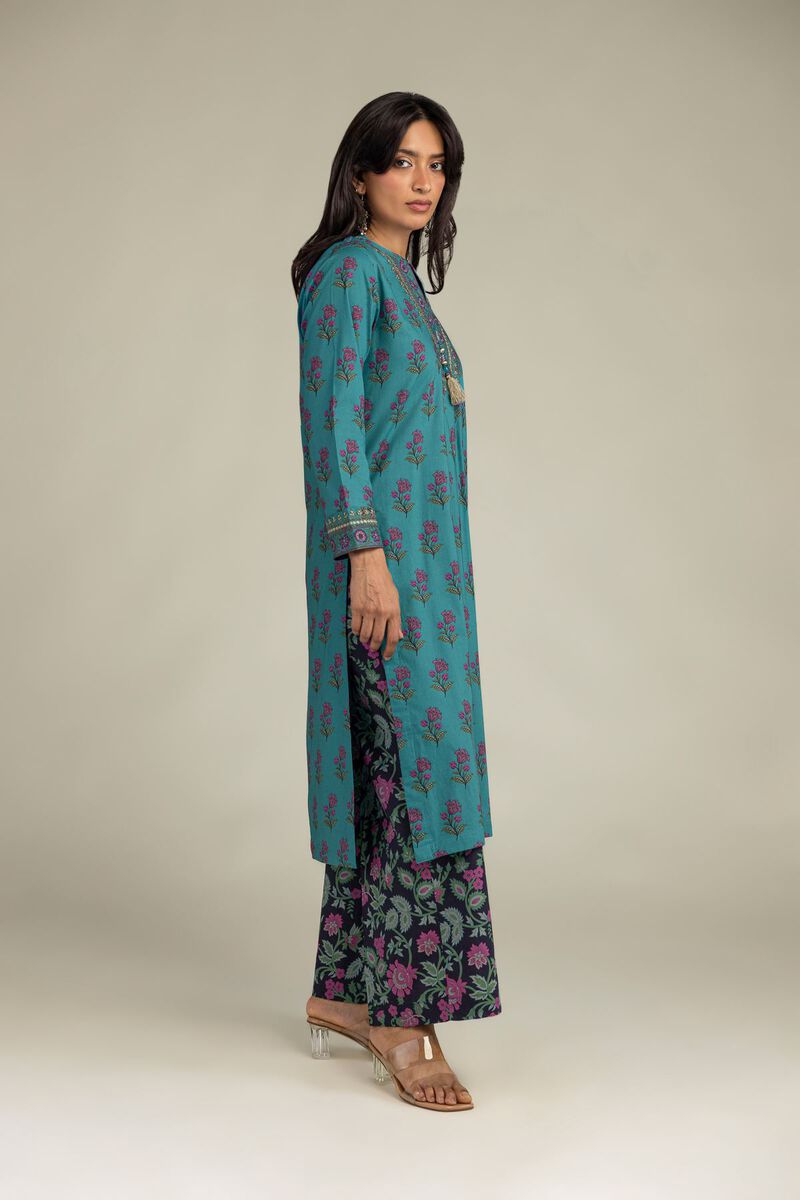 Floral Cambric Kurta