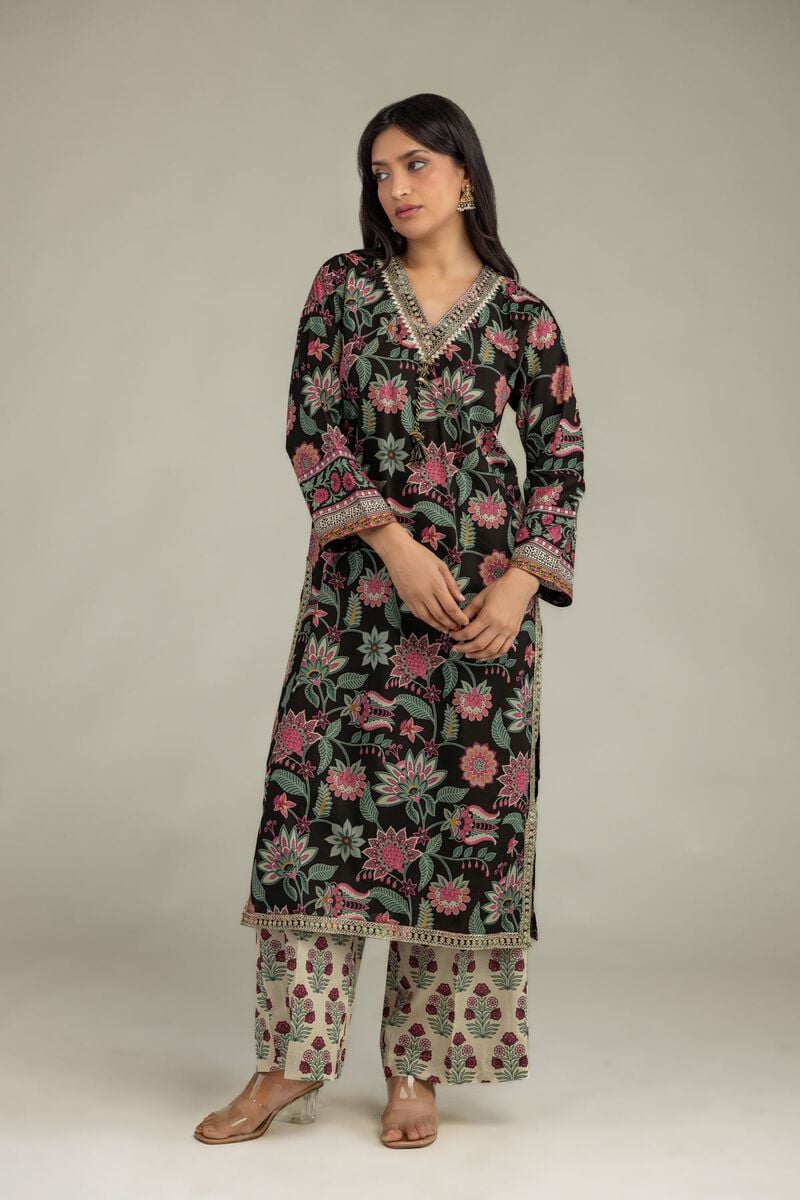 Floral Cambric Pants