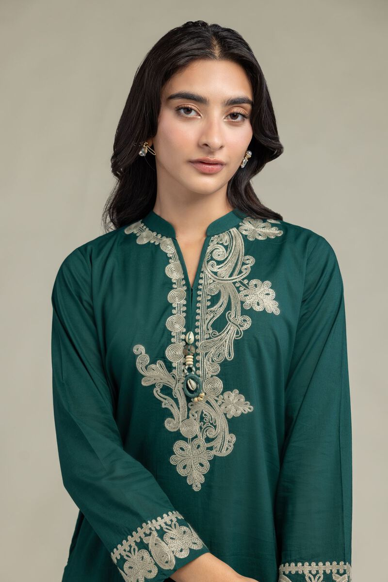 Green Cambric Kurta