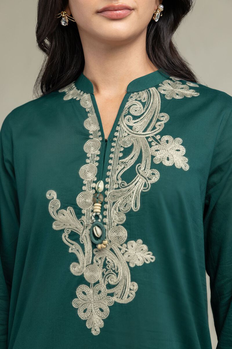 Green Cambric Kurta