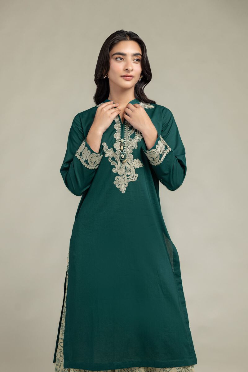 Green Cambric Kurta