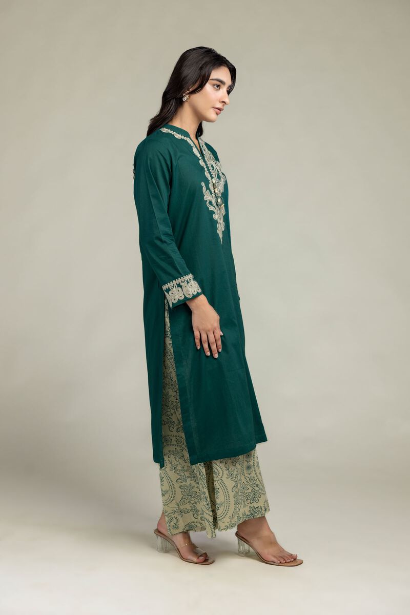 Green Cambric Kurta