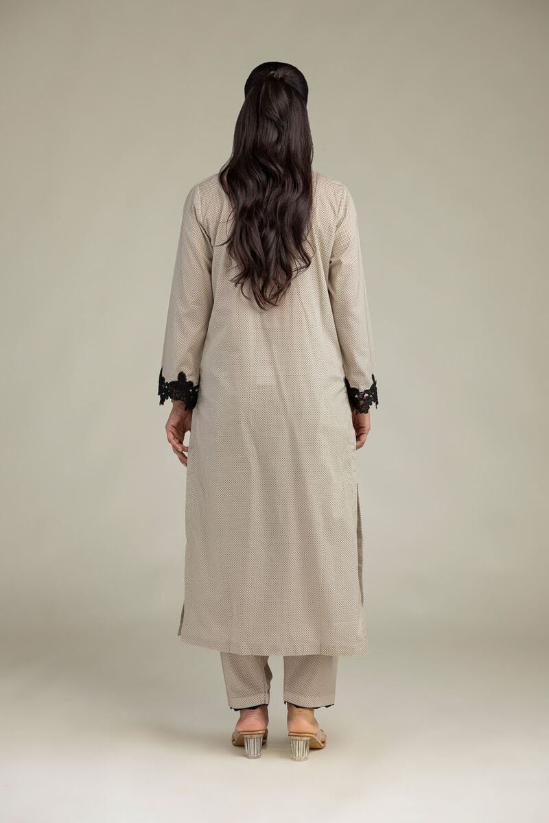 Beige Cambric Kurta