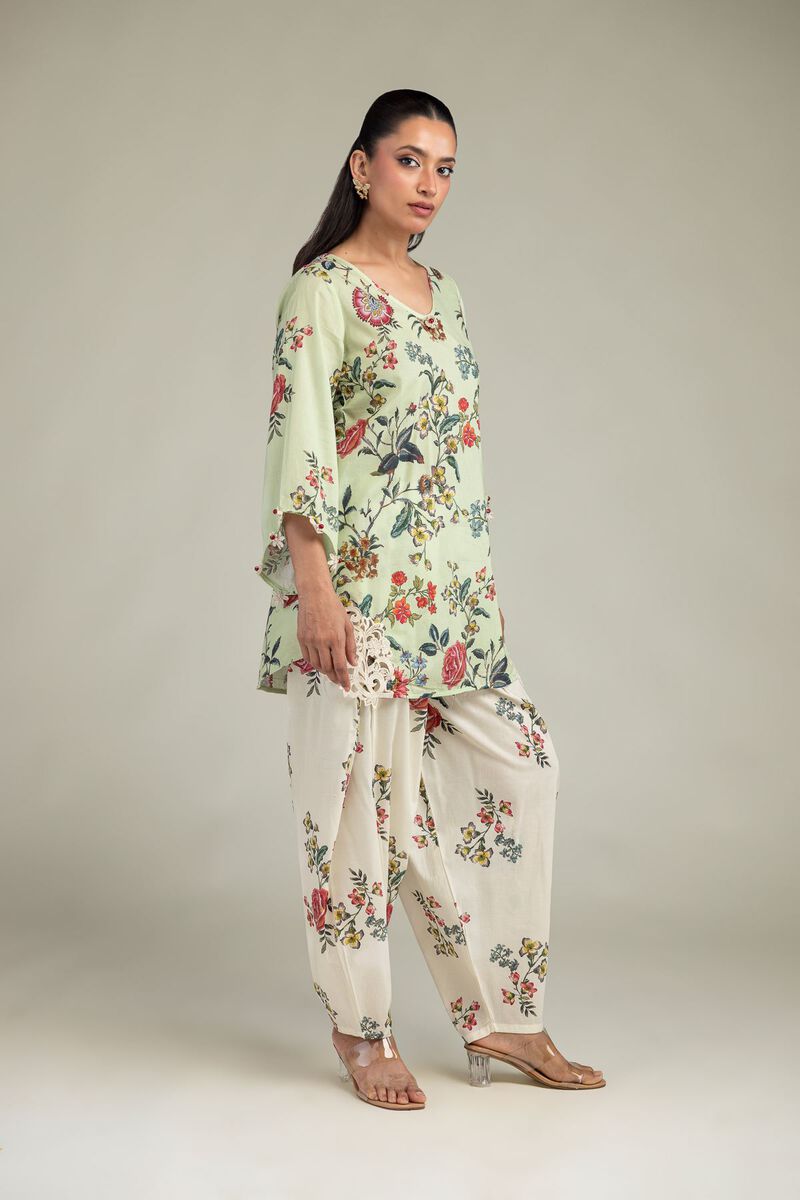 Floral Cambric Pants