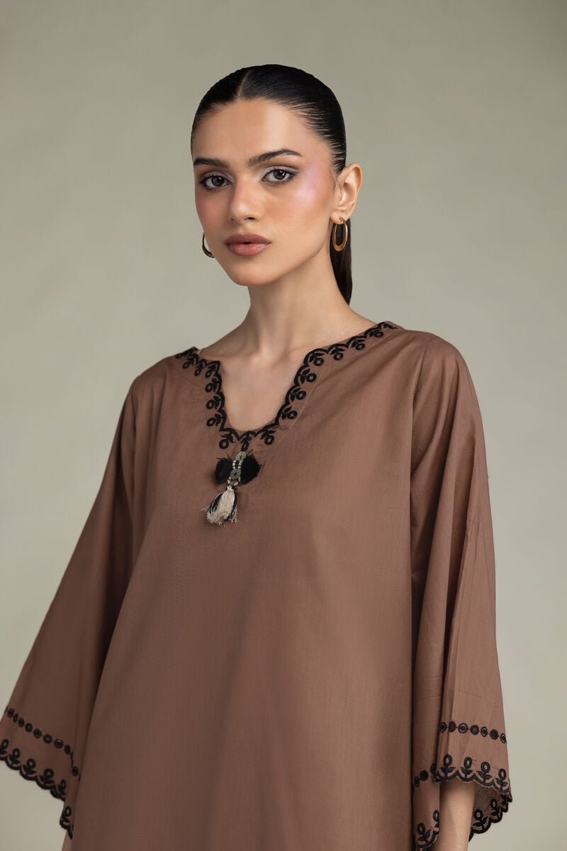 Short Brown Kurta