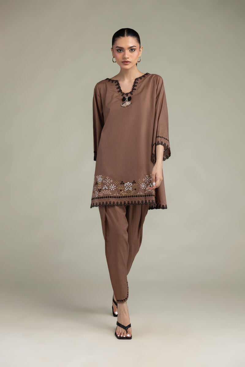 Short Brown Kurta
