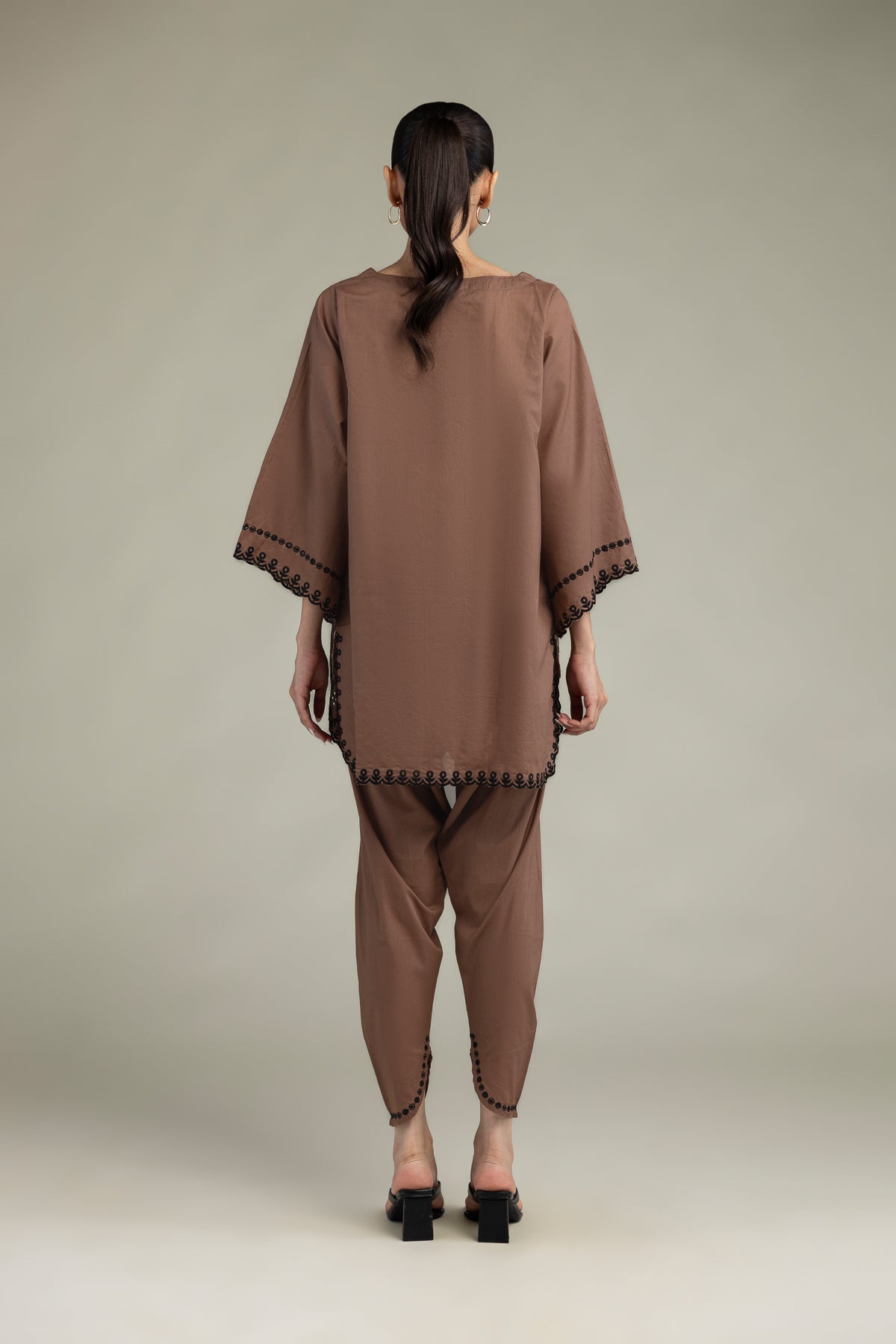 Short Brown Kurta