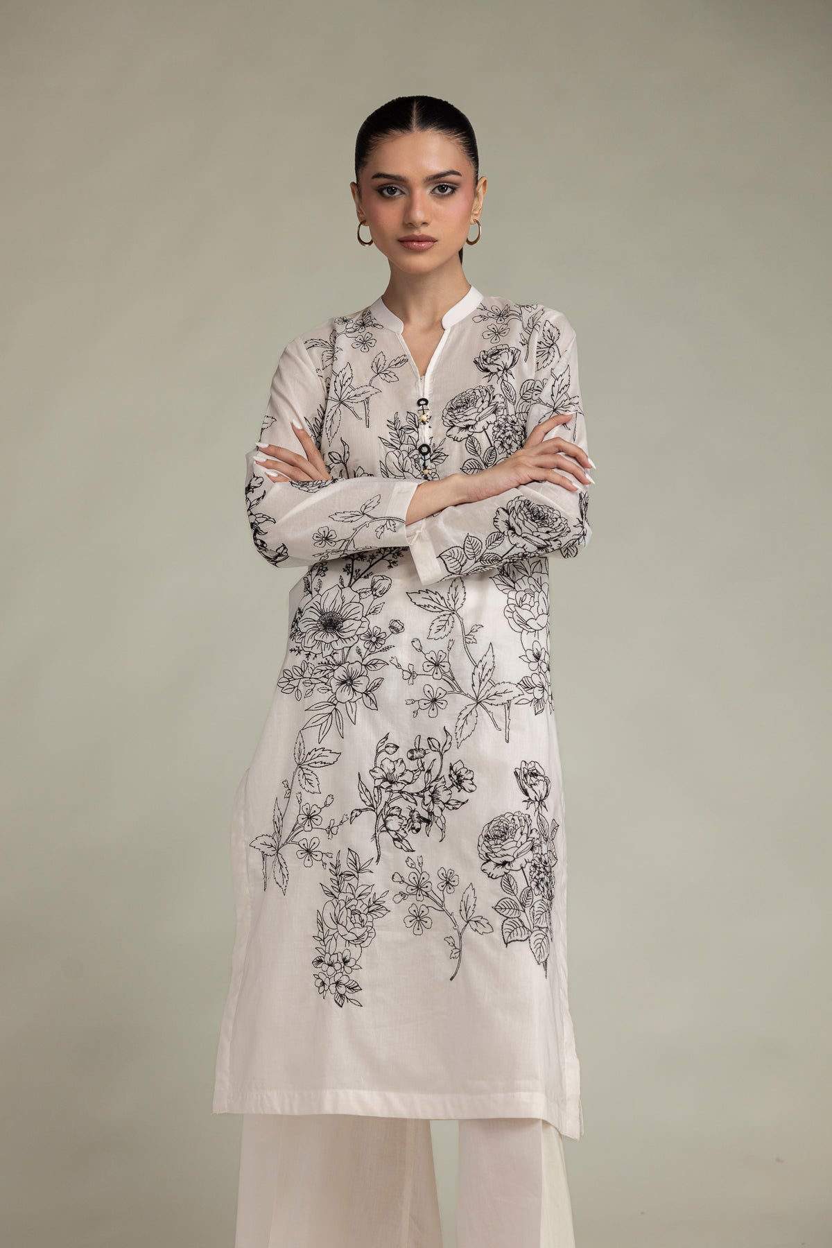 Cambric Longline Kurta