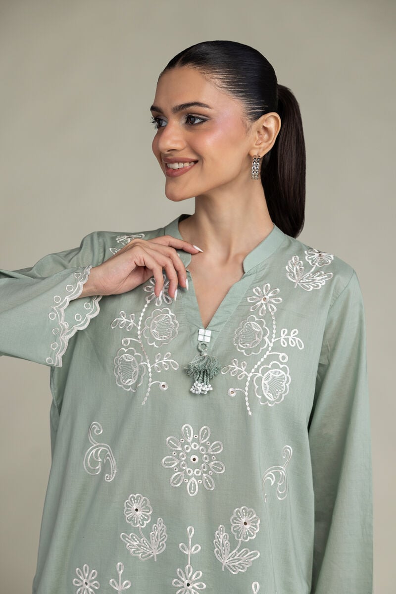 Floral Cambric Kurta