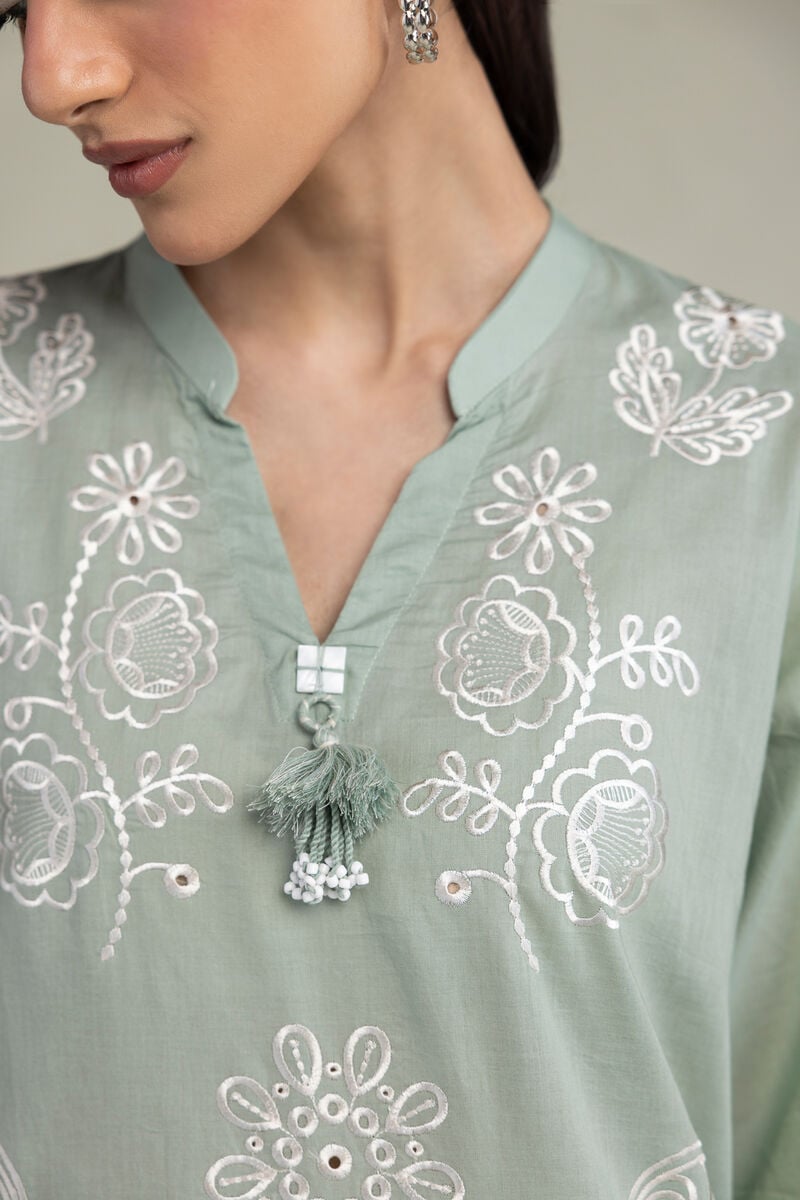 Floral Cambric Kurta