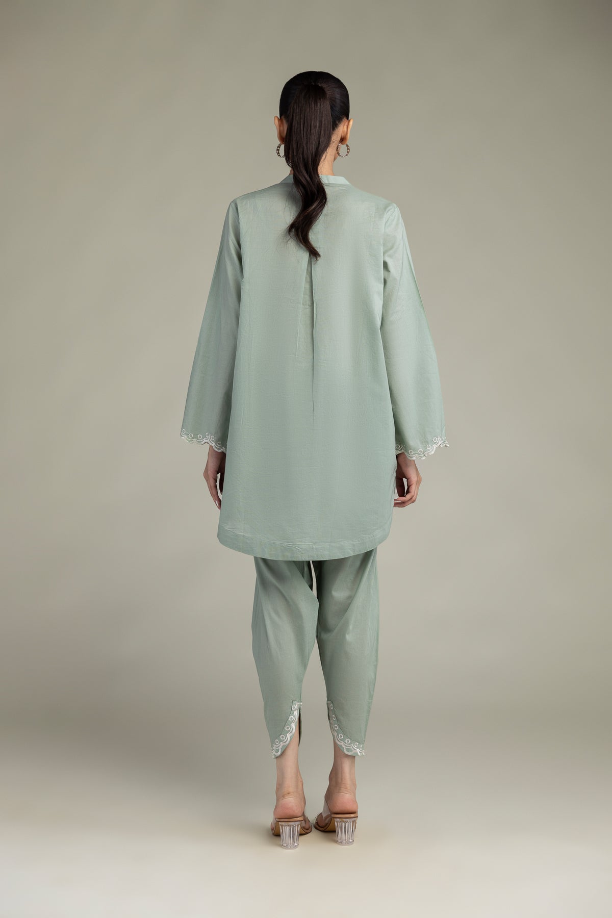 Floral Cambric Kurta