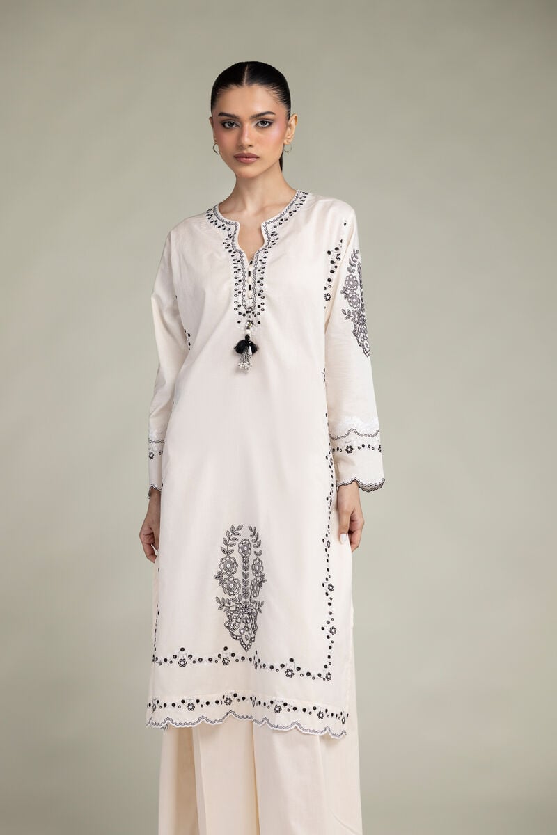 Floral Cambric Kurta