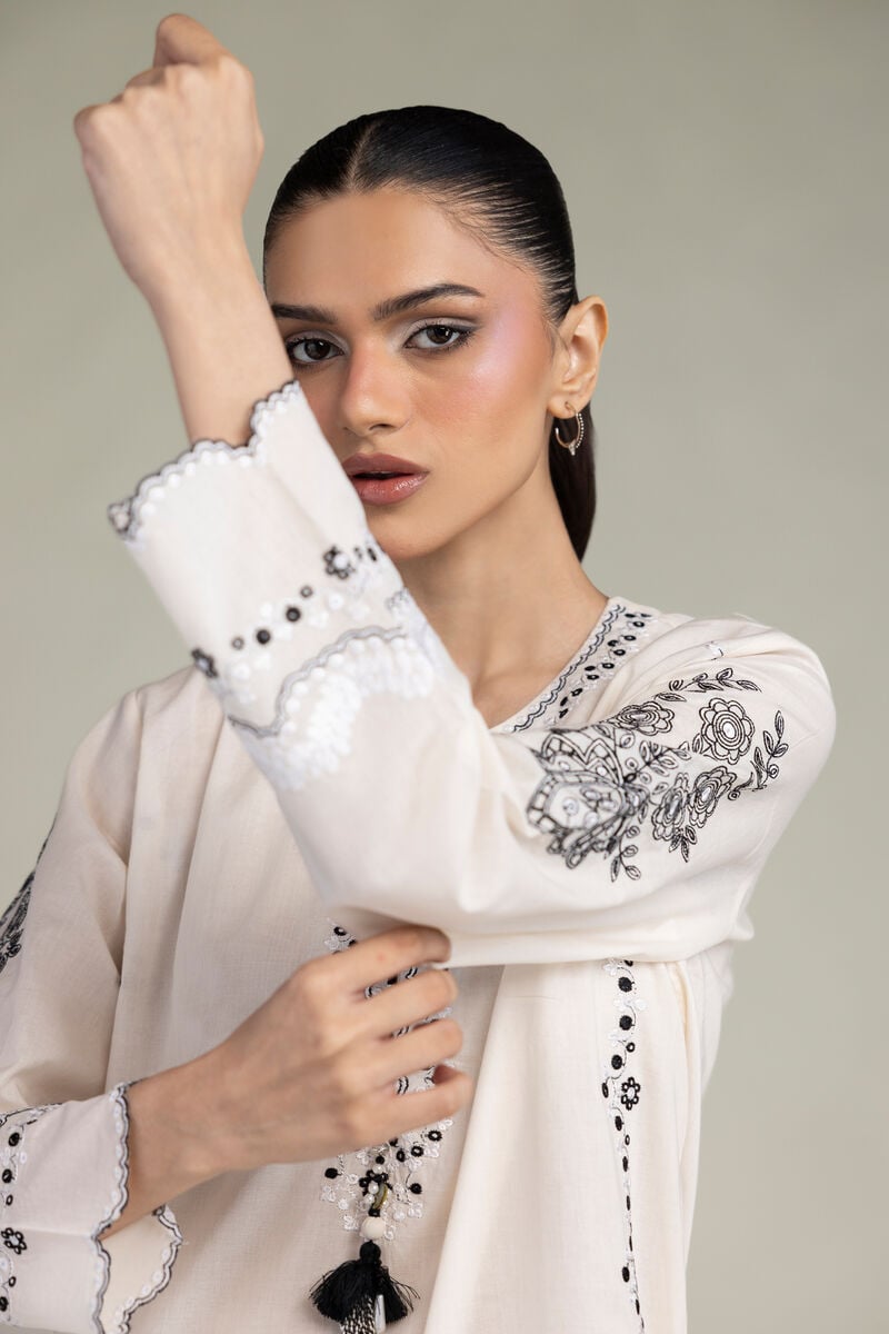 Floral Cambric Kurta
