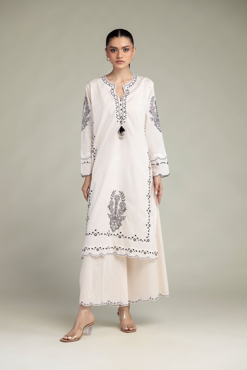 Floral Cambric Kurta