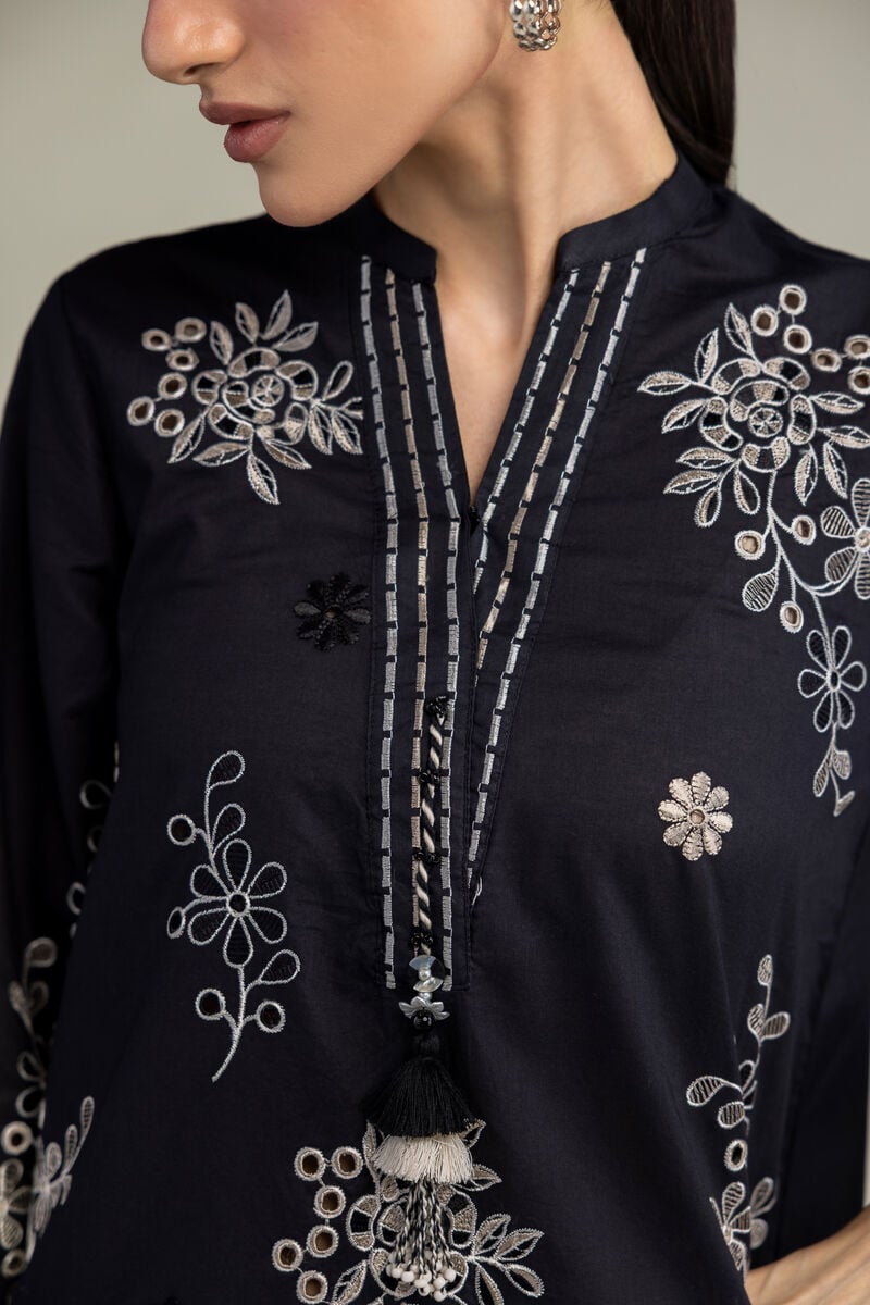 Black Longline Kurta