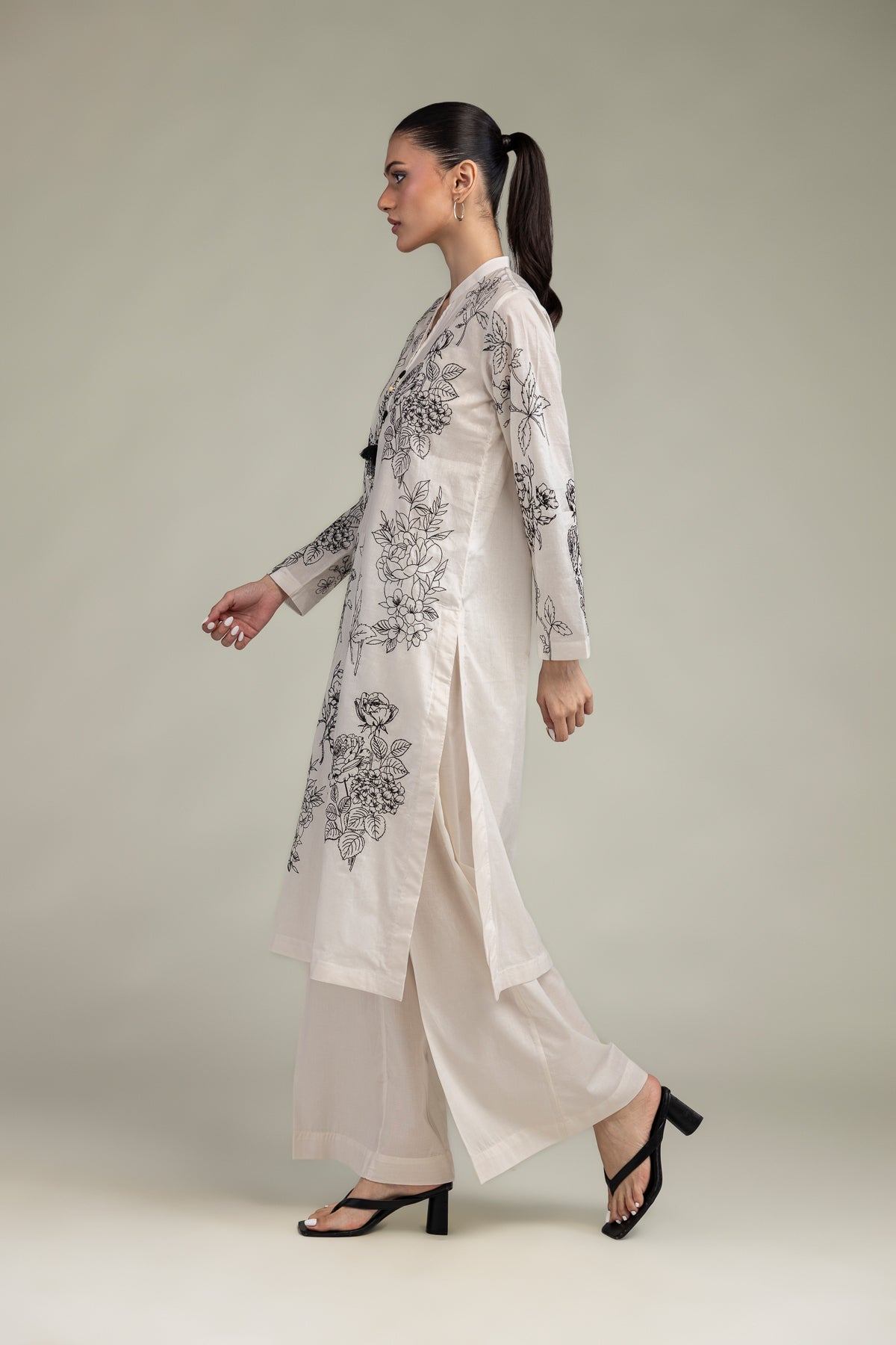 Solid Cambric Shalwar