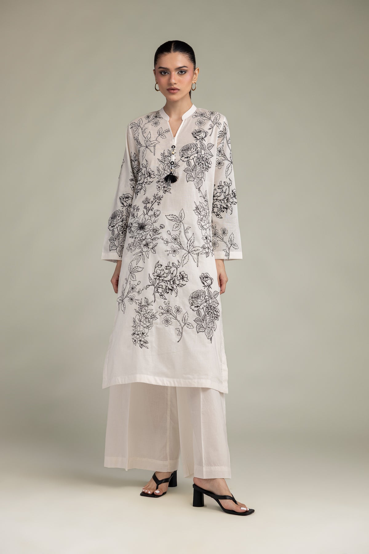 Solid Cambric Shalwar