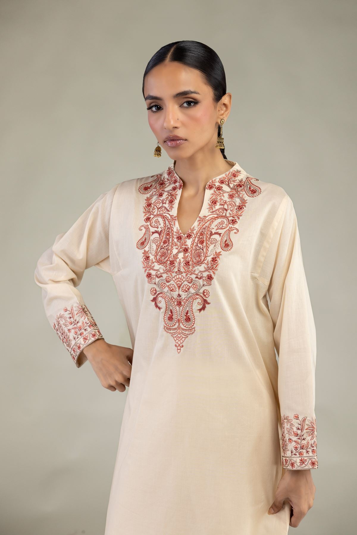 Long Cambric Kurta