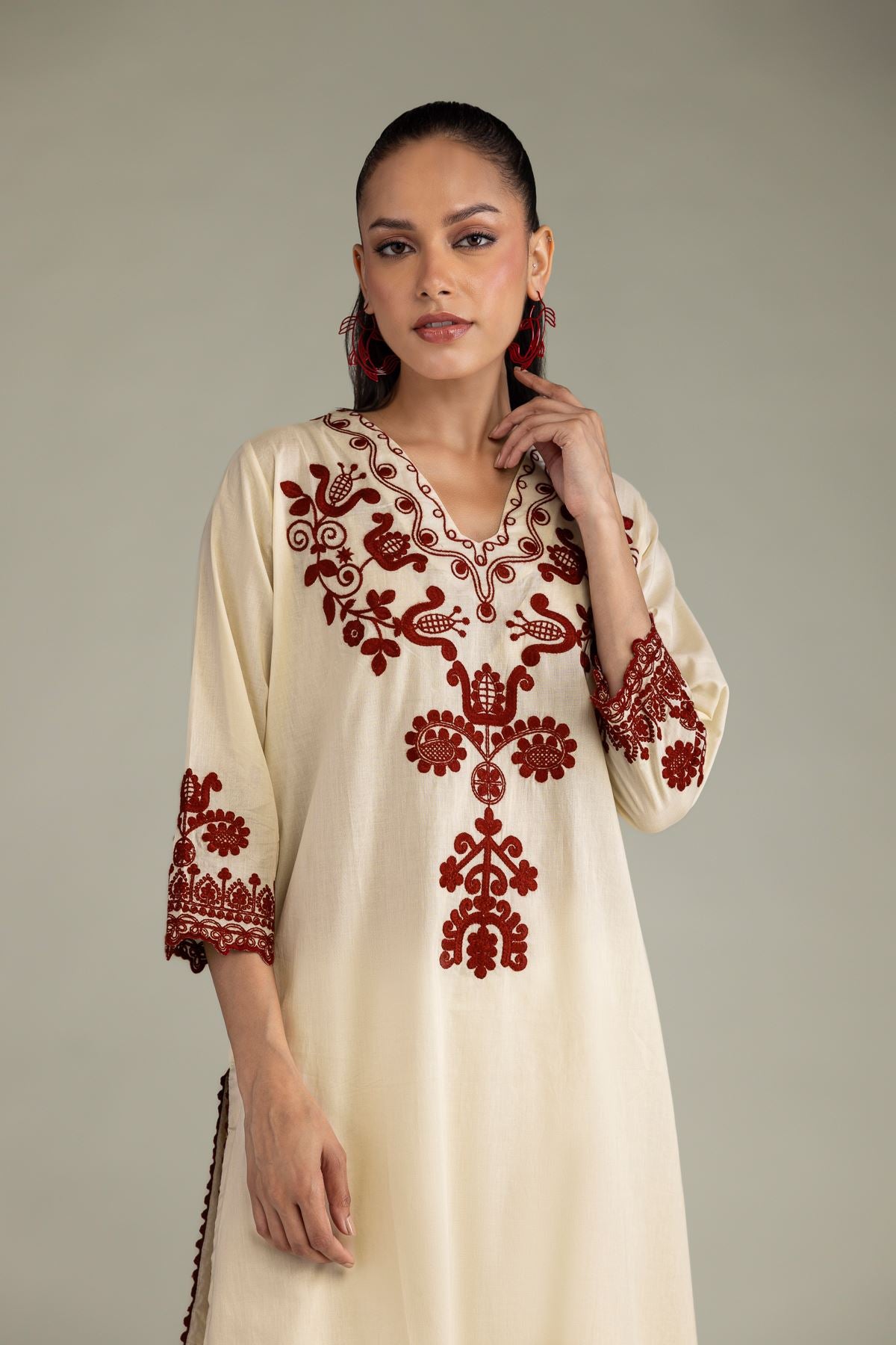 Long Cambric Kurta