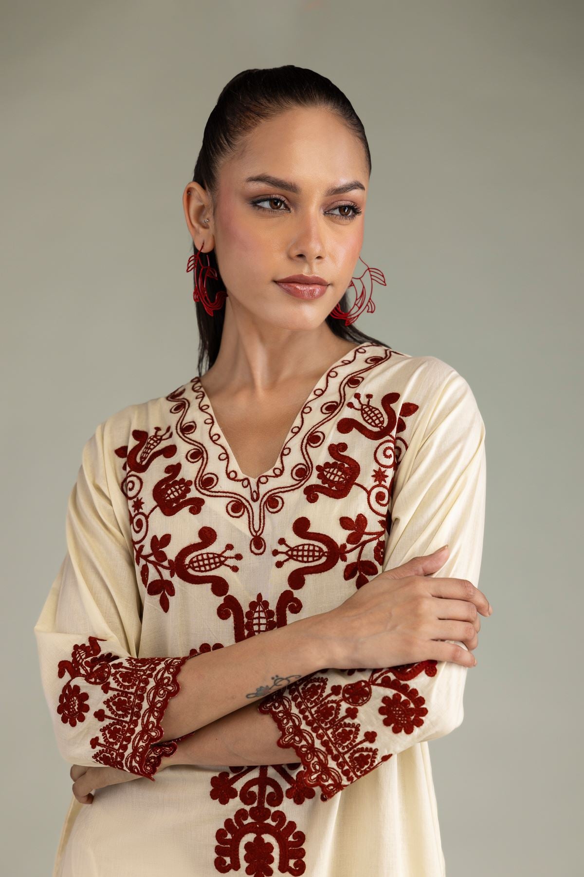 Long Cambric Kurta