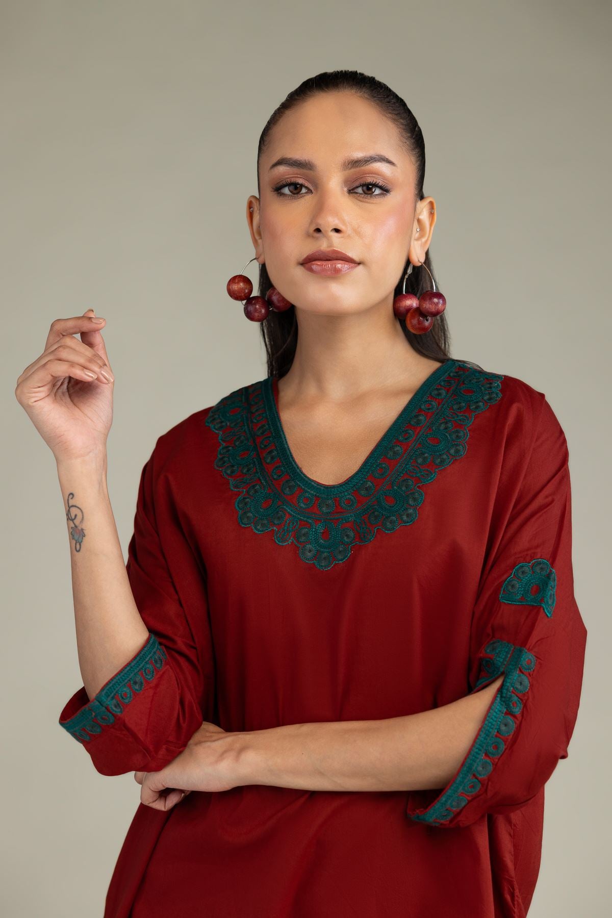 Solid Cambric Kurta