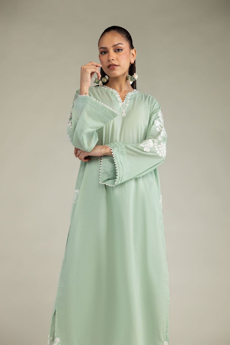 Floral Cambric Kurta