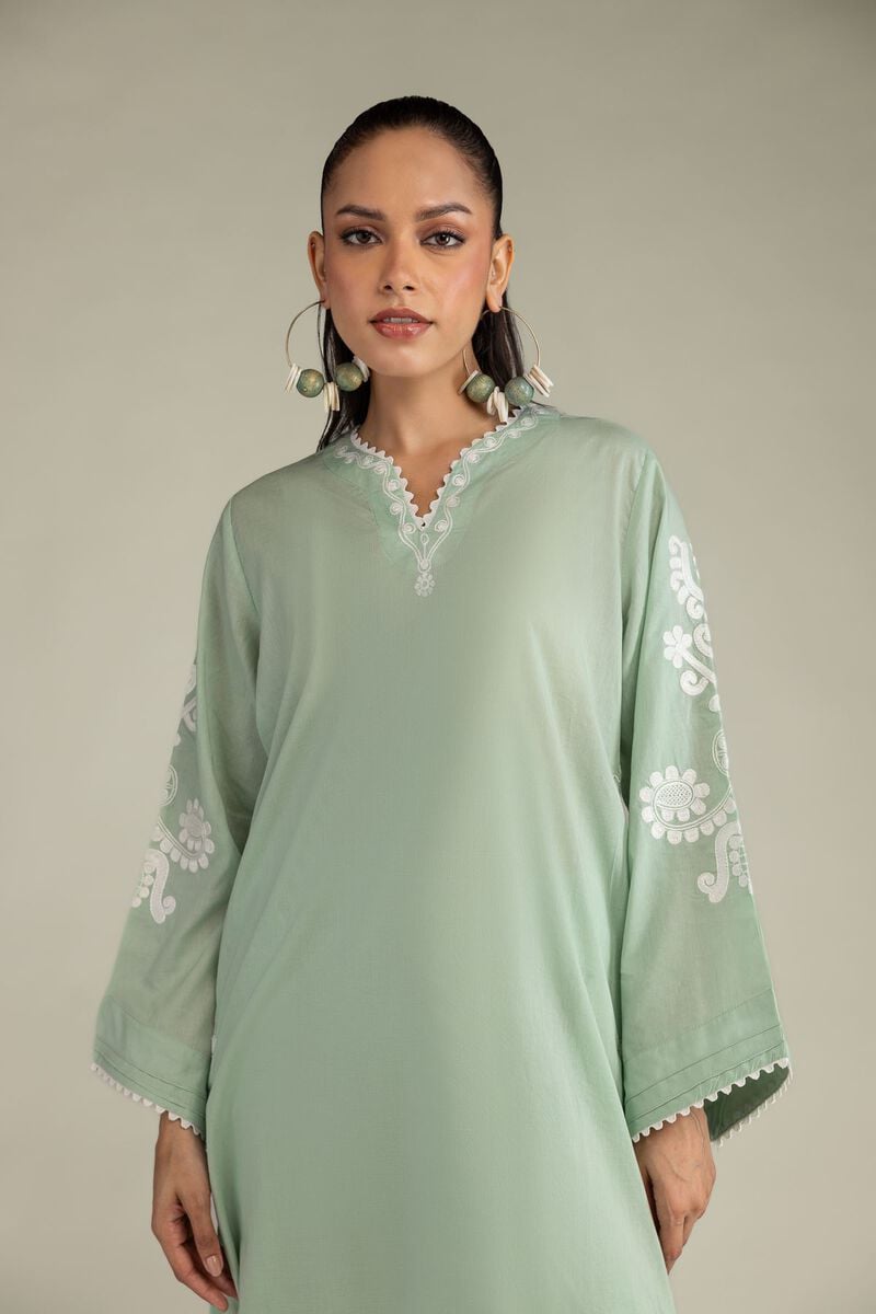 Floral Cambric Kurta