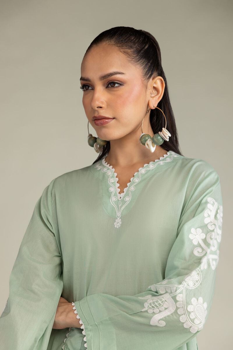 Floral Cambric Kurta
