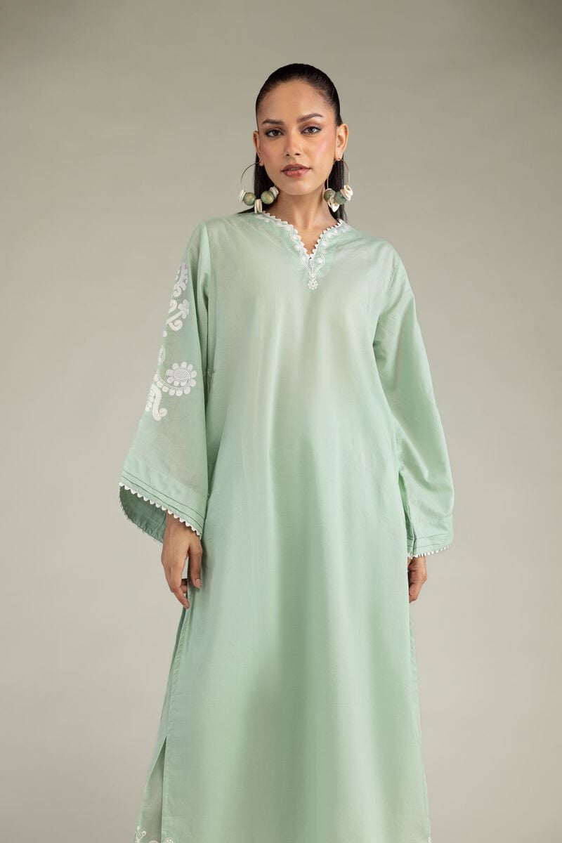 Floral Cambric Kurta