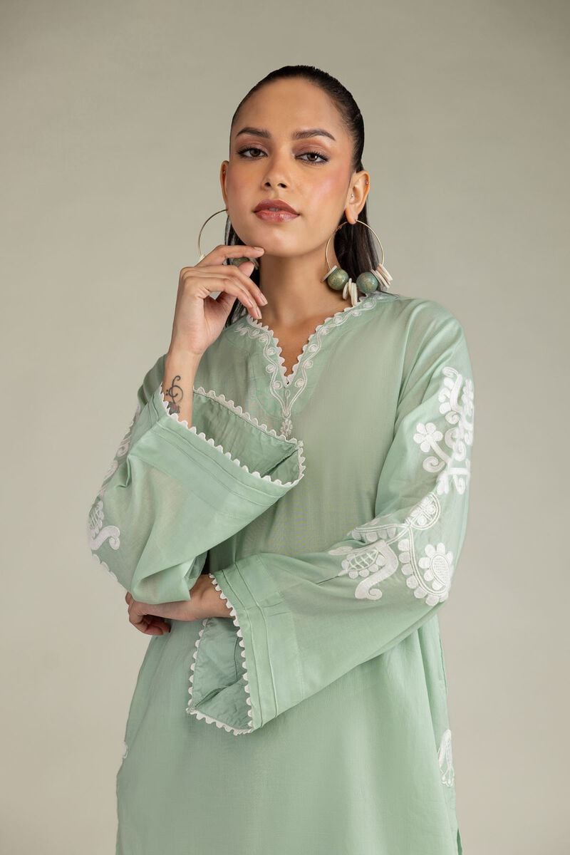 Floral Cambric Kurta