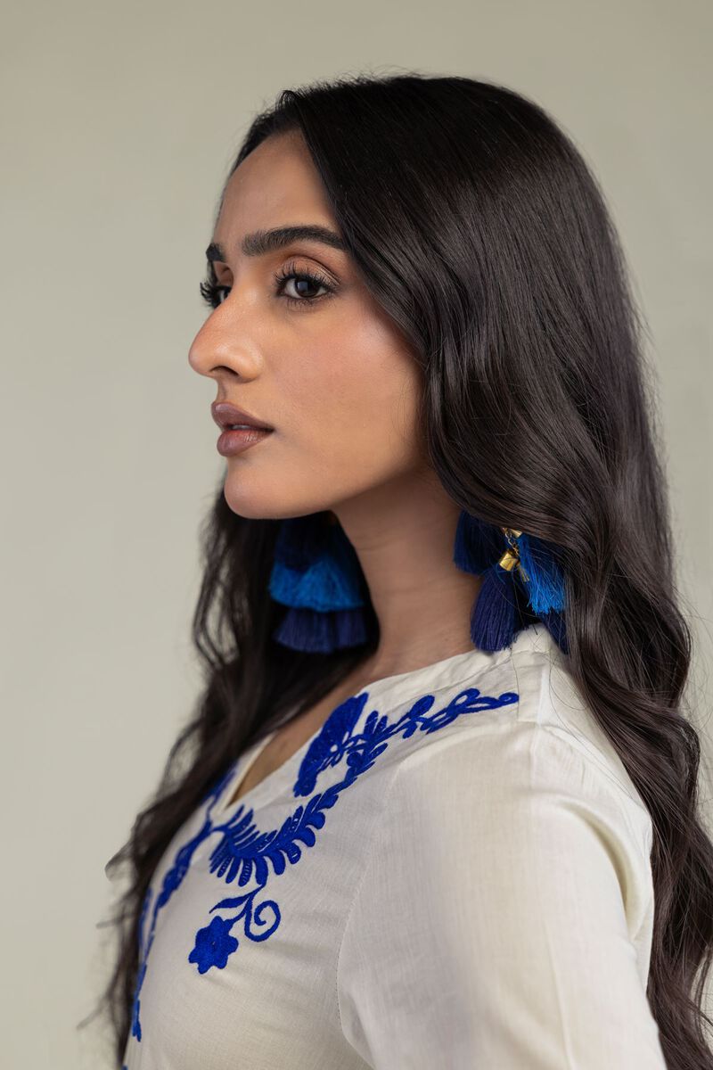 Floral Cambric Kurta