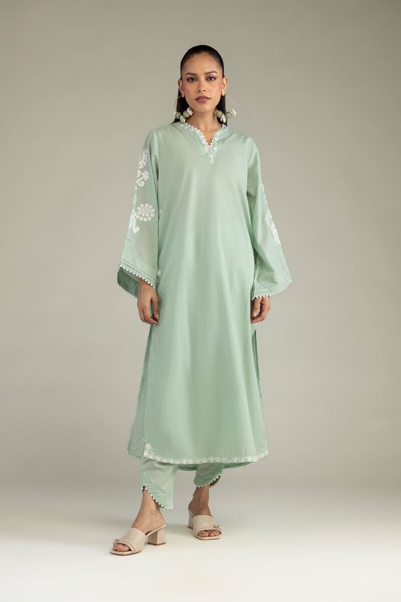 Solid Mint Shalwar
