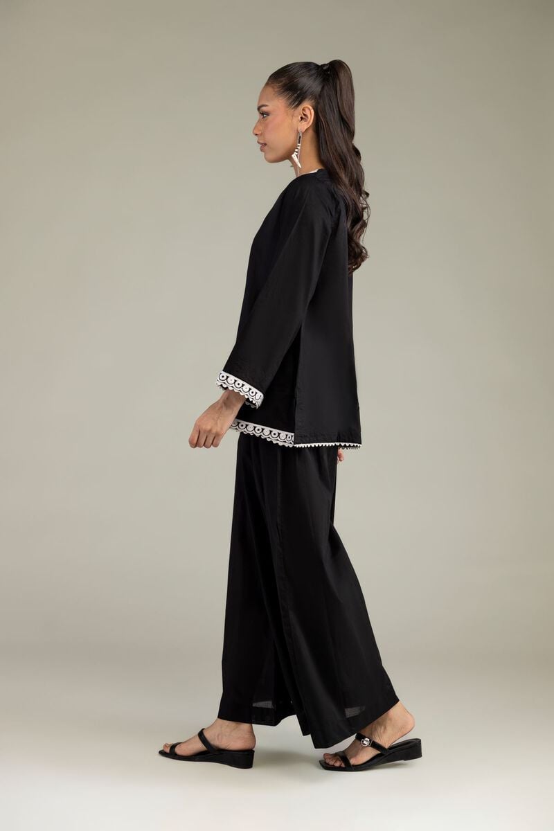 Solid Black Pants