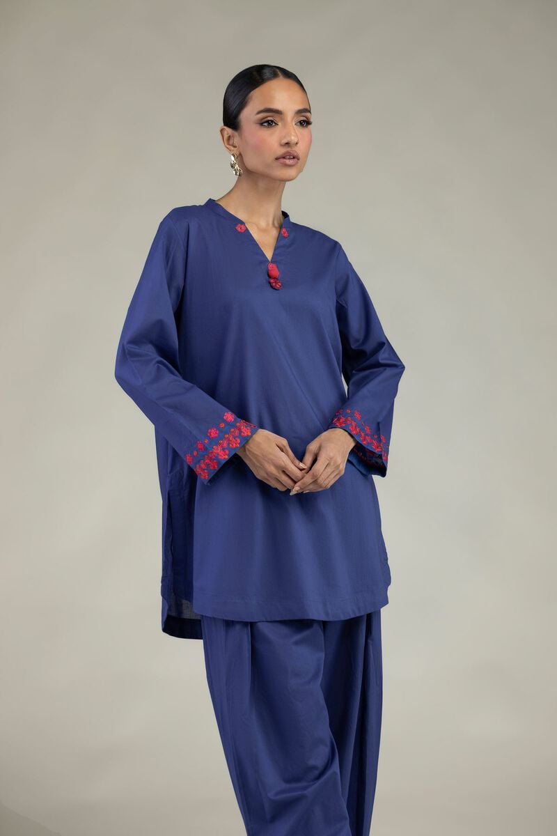 Short V-Neck Kurta