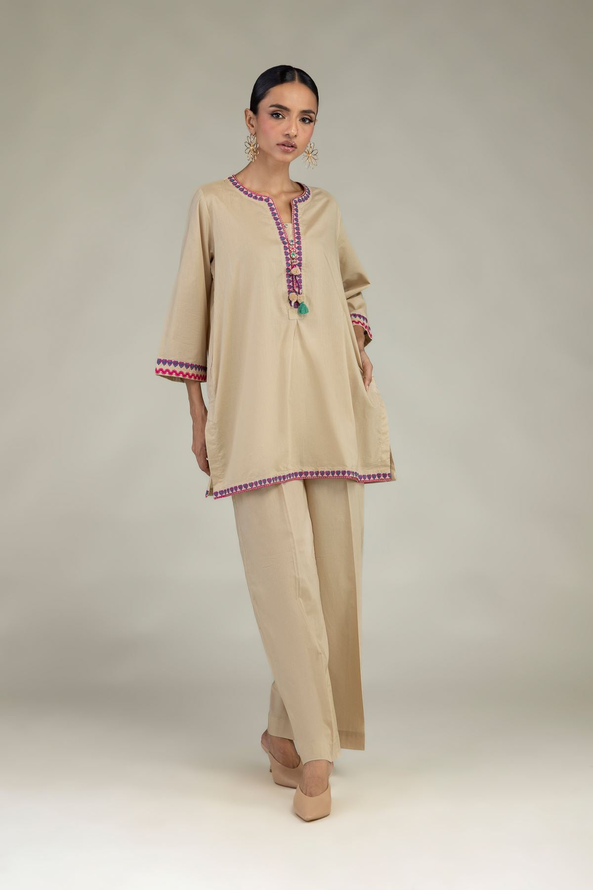 Short Cambric Kurta