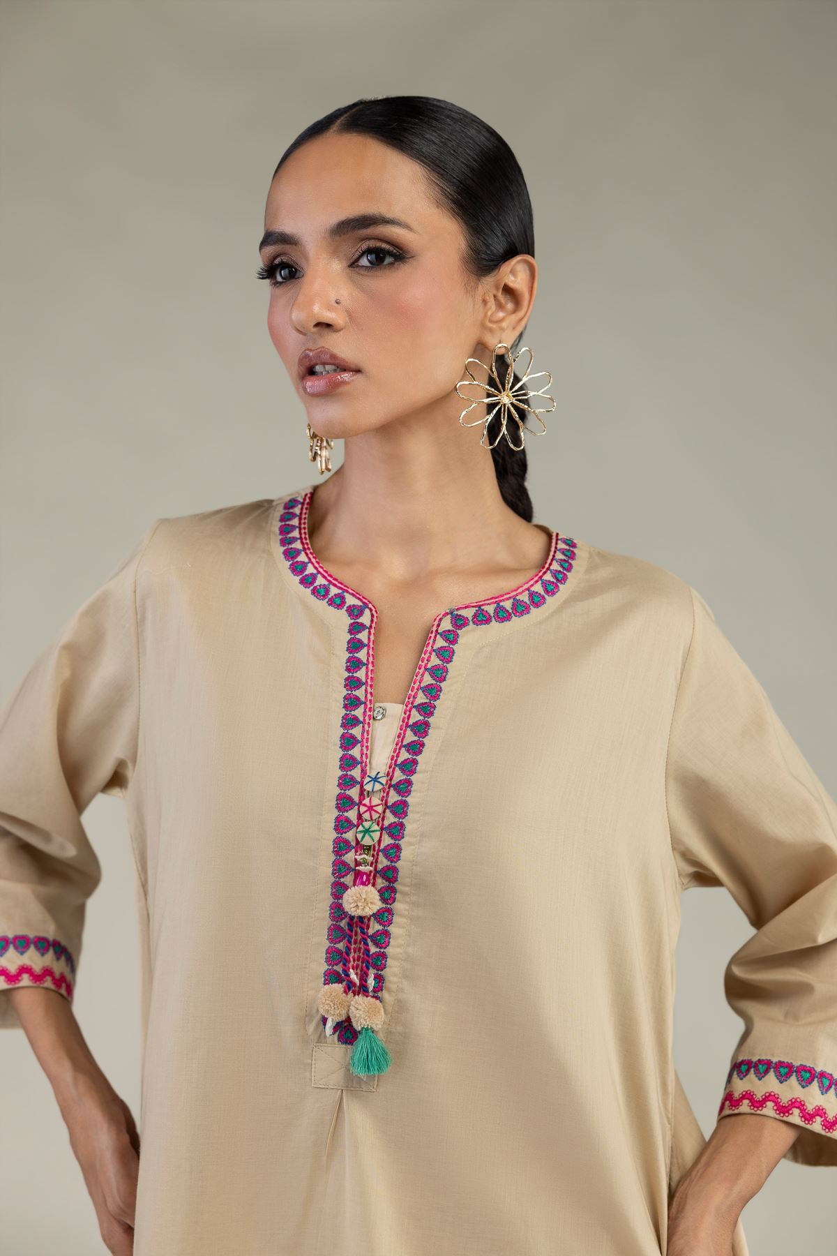 Short Cambric Kurta