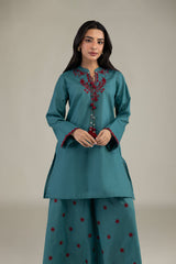 Floral Cambric Kurta