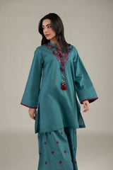 Floral Cambric Kurta