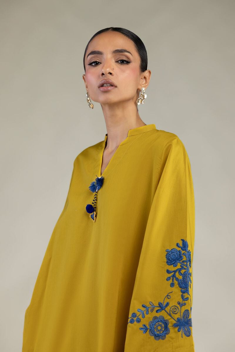 Floral Cambric Kurta