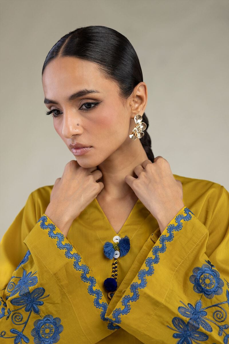 Floral Cambric Kurta