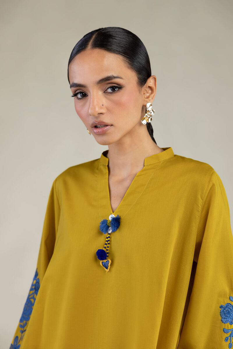 Floral Cambric Kurta