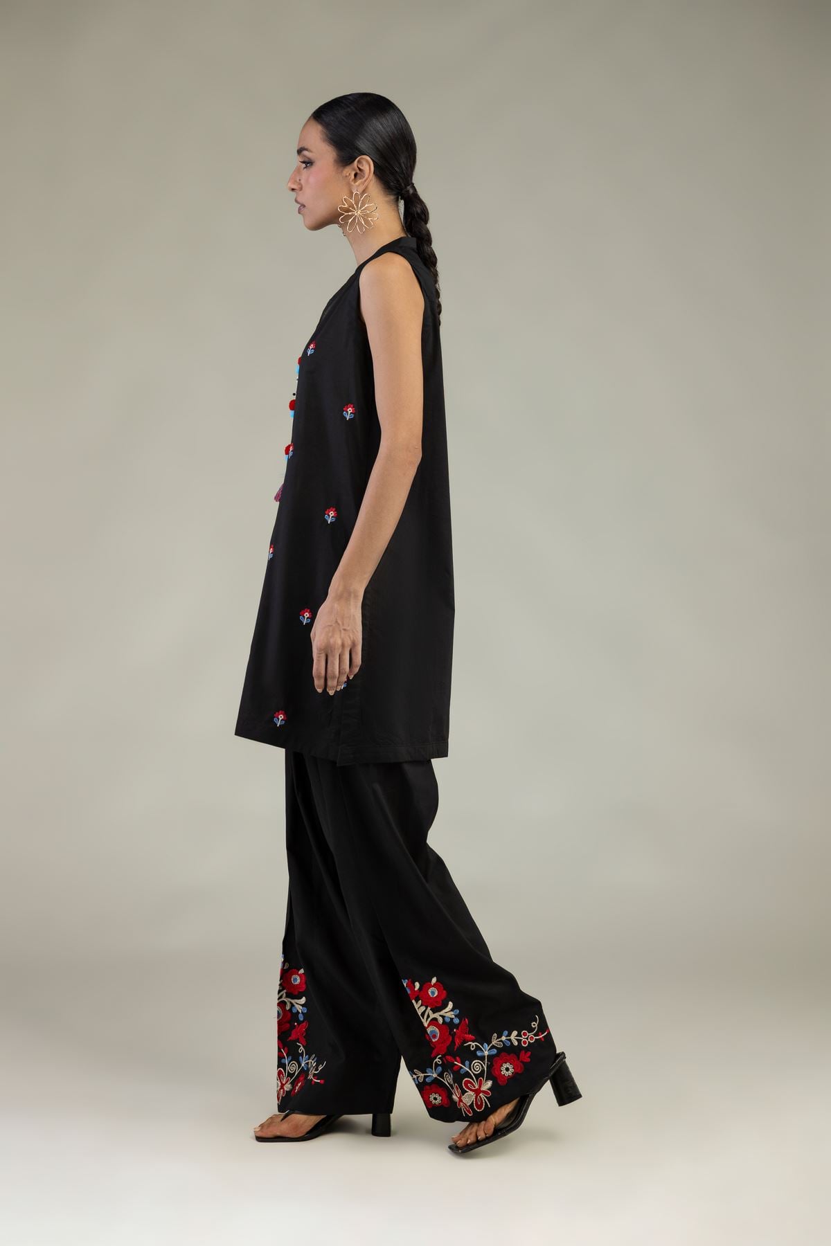 Floral Cambric Shalwar 