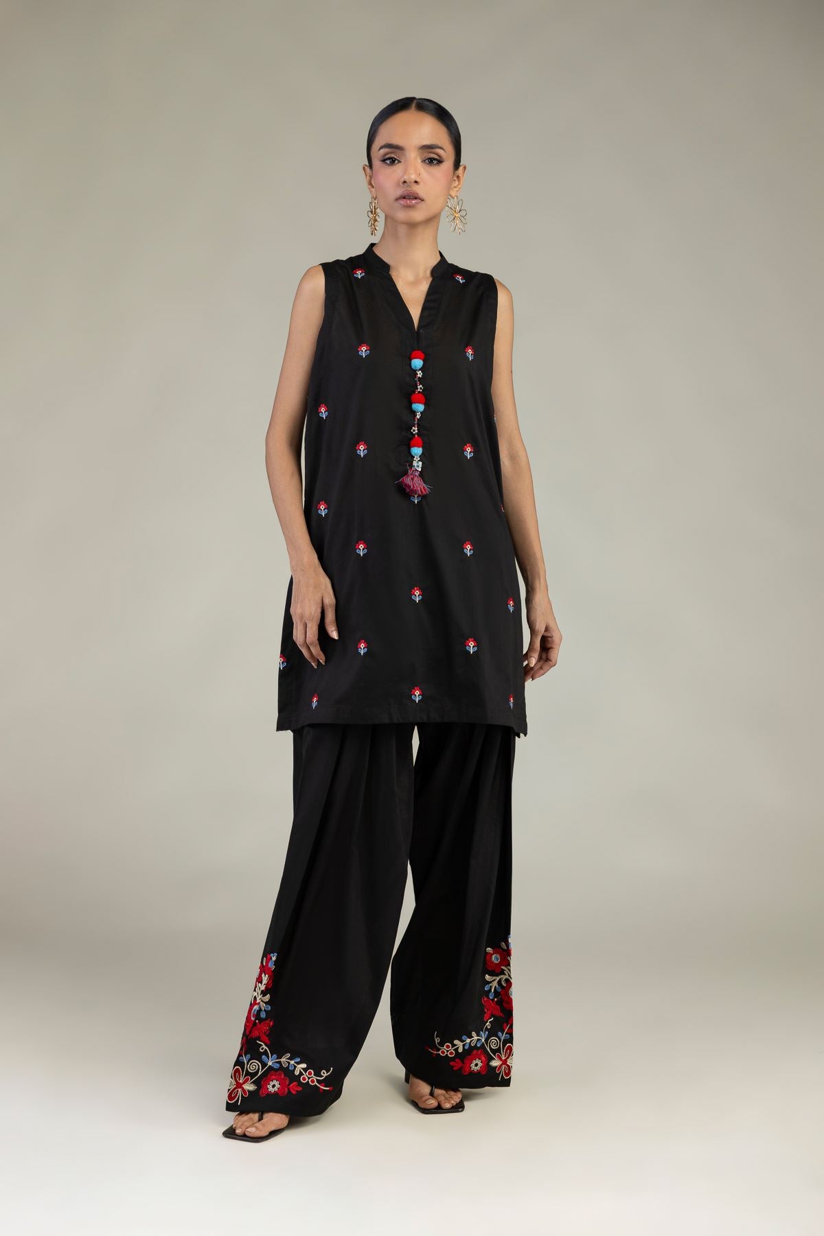 Floral Cambric Shalwar