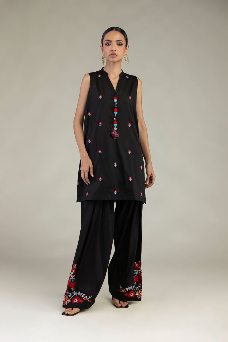 Floral Cambric Shalwar 