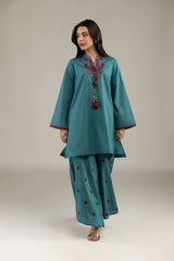 Floral Cambric Kurta
