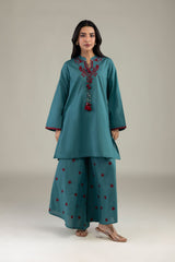 Floral Cambric Kurta