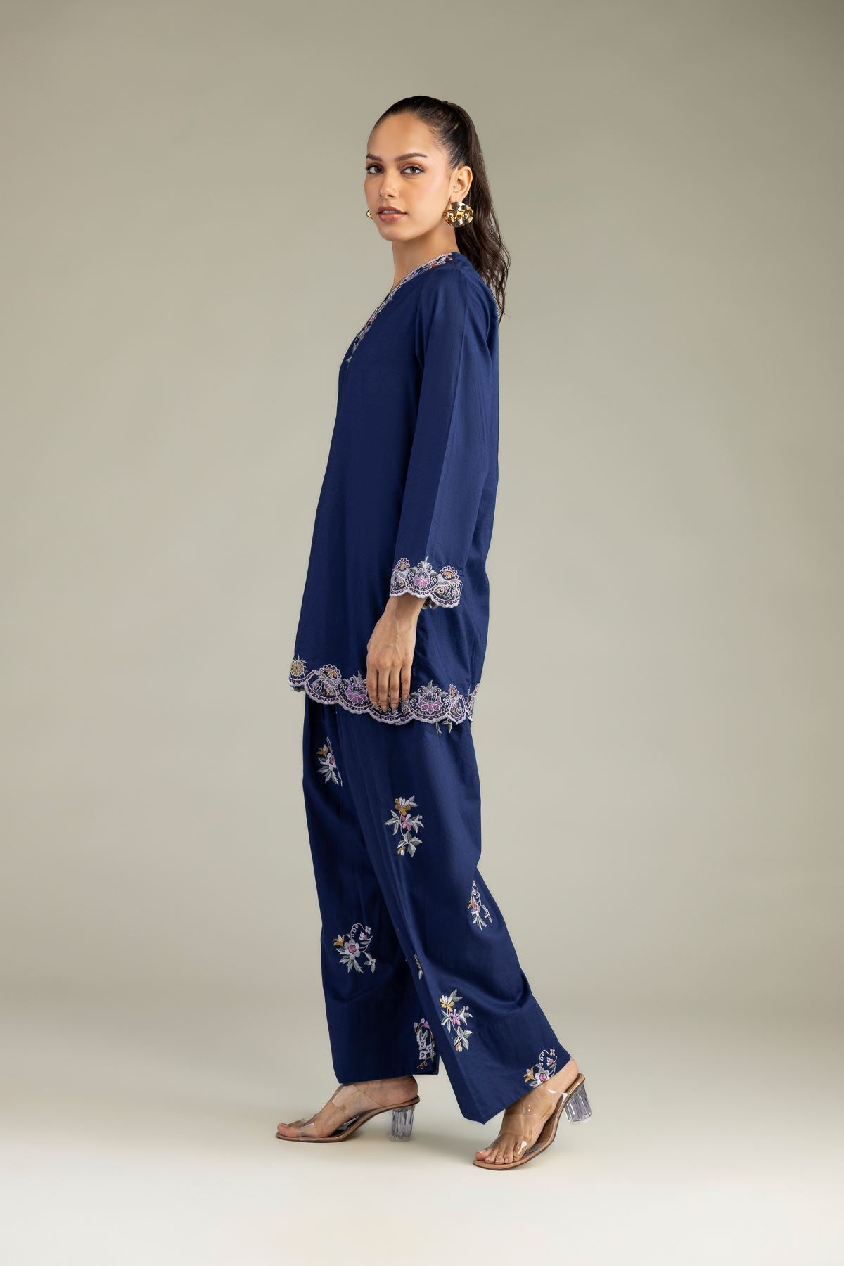 Floral Cambric Shalwar