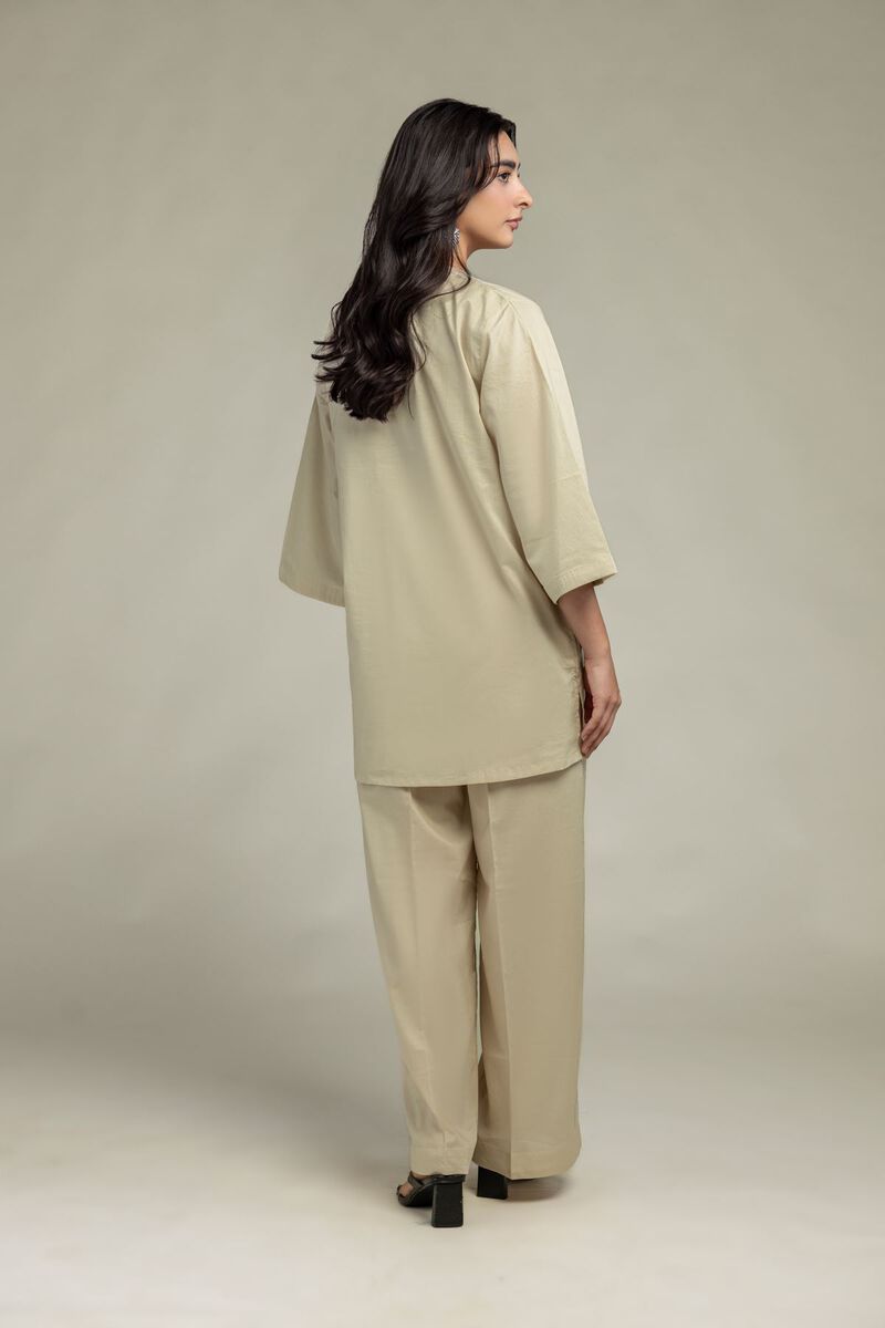 Floral Beige Kurta