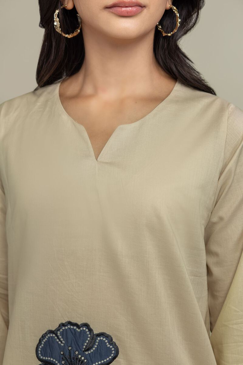 Cambric V-Neck Kurta