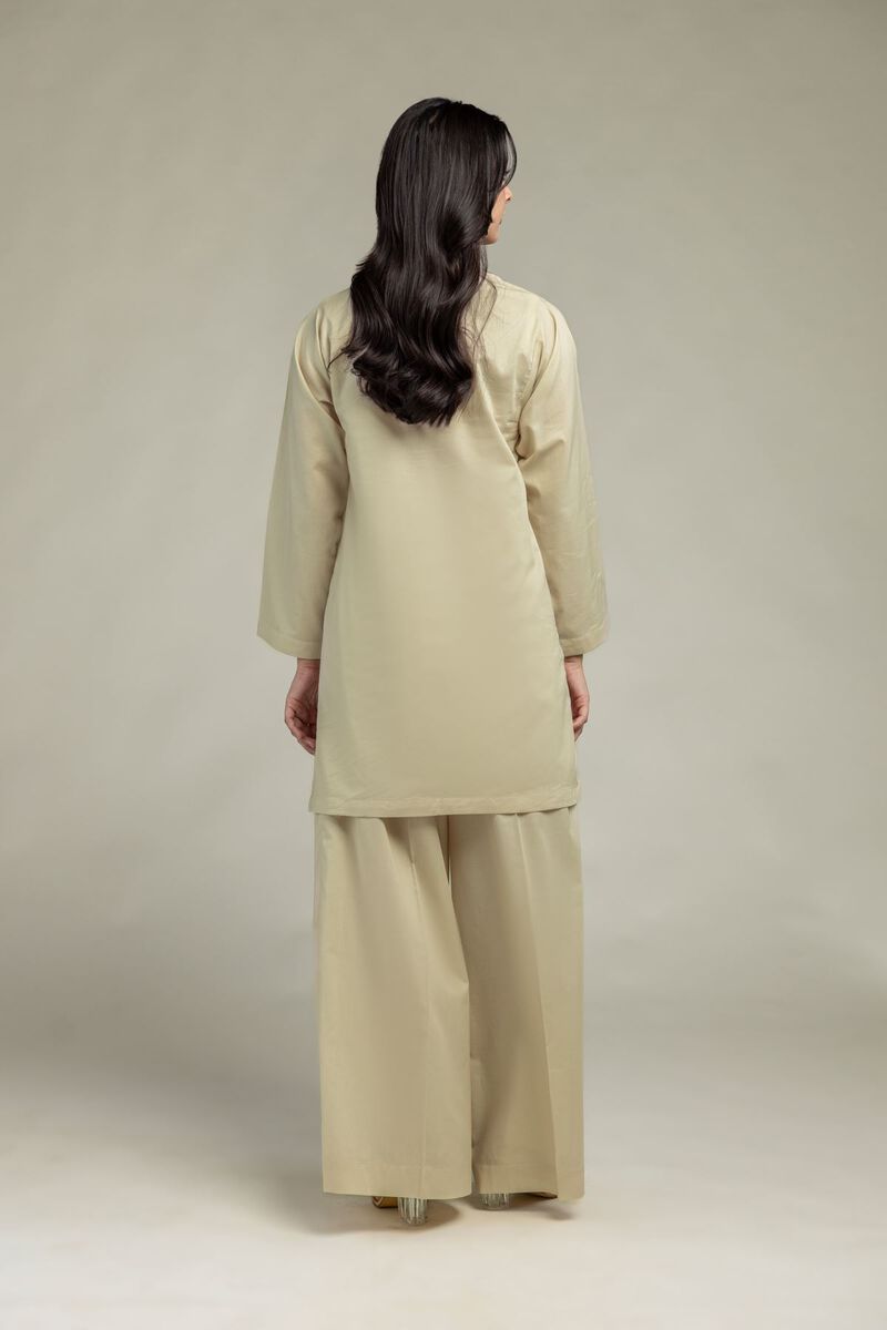 Cambric V-Neck Kurta